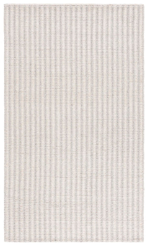 Safavieh Manhattan Hand-loomed Area Rug - Elegant Minimalist Design For Modern And Traditional Homes Ivory ,Grey 70% Wool 20% Cotton 10% Polyster Man225f-4