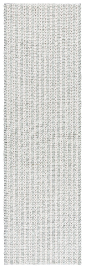 Safavieh Manhattan Runner Rug - Timeless Elegance, Hand-loomed Comfort, Perfect For Hallways And Entryways Ivory ,Sage 70% Wool 20% Cotton 10% Polyster Man225y-28