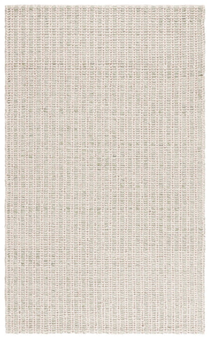 Safavieh Manhattan Hand-loomed Area Rug - Elegant Minimalist Design For Modern And Traditional Homes Ivory ,Sage 70% Wool 20% Cotton 10% Polyster Man225y-4