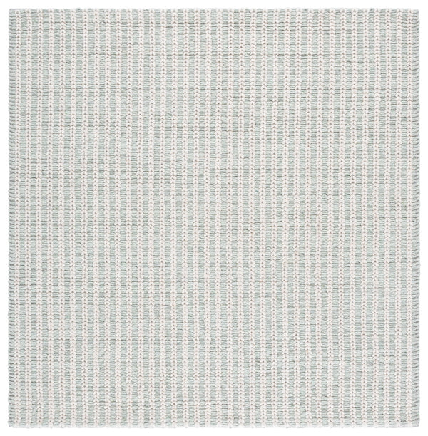 Safavieh Manhattan Runner Rug - Timeless Elegance, Hand-loomed Comfort, Perfect For Hallways And Entryways Ivory ,Sage 70% Wool 20% Cotton 10% Polyster Man225y-6sq