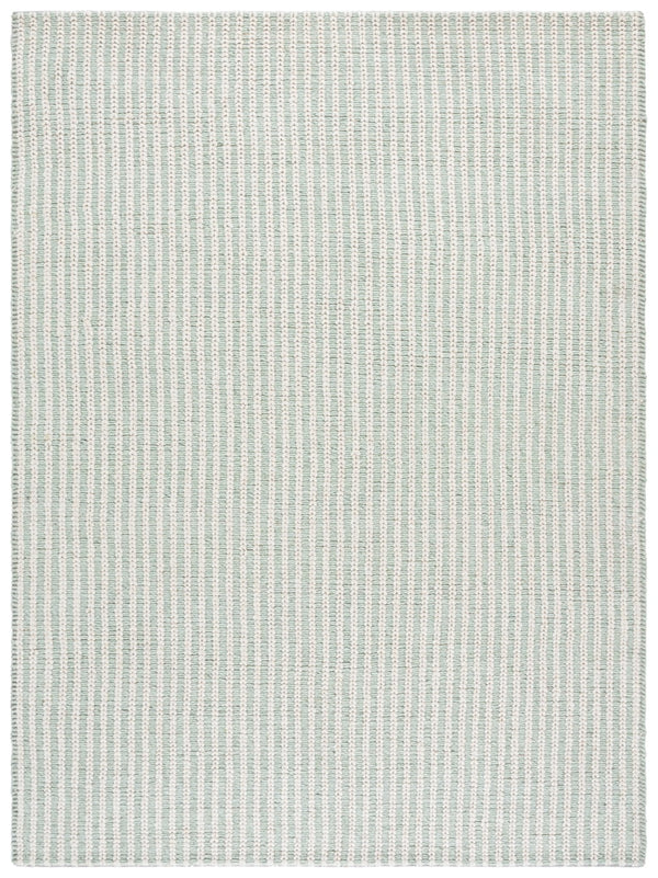 Safavieh Manhattan Hand-loomed Area Rug - Elegant Minimalist Design For Modern And Traditional Homes Ivory ,Sage 70% Wool 20% Cotton 10% Polyster Man225y-4