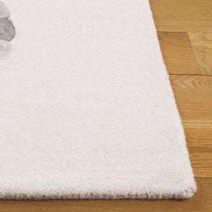 Safavieh Manhattan Hand-tufted Area Rug – Luxurious Wool-cotton Blend For Modern Elegance In Any Room Ivory ,Grey 80% Wool,20% Cotton Man476a-5