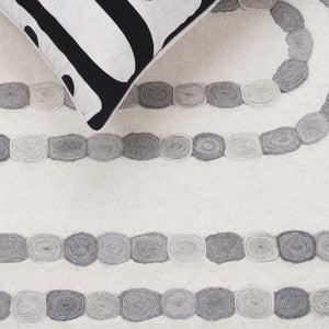 Safavieh Manhattan Hand-tufted Area Rug – Luxurious Wool-cotton Blend For Modern Elegance In Any Room Ivory ,Grey 80% Wool,20% Cotton Man476a-5