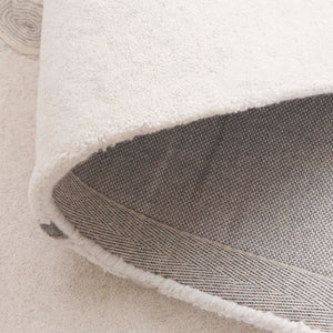 Safavieh Manhattan Hand-tufted Area Rug – Luxurious Wool-cotton Blend For Modern Elegance In Any Room Ivory ,Grey 80% Wool,20% Cotton Man476a-5