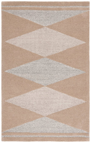 Safavieh Manhattan Hand-tufted Area Rug - Luxurious Eco-friendly Wool Blend With Modern Geometric Design Brown ,Grey 80% Wool,20% Cotton Man477t-5