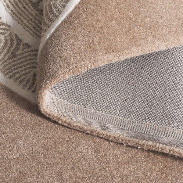 Safavieh Manhattan Medium Rectangle Area Rug - Hand-tufted Elegance With Luxurious Comfort For Modern Spaces Brown ,Ivory 80% Wool,20% Cotton Man478t-5