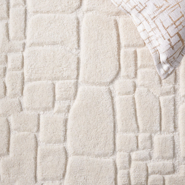 Safavieh Manhattan 575 Hand Tufted Contemporary Rug Ivory 5' x 8'