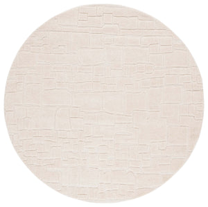 Safavieh Manhattan 575 Hand Tufted Contemporary Rug Ivory 6' x 6' Round
