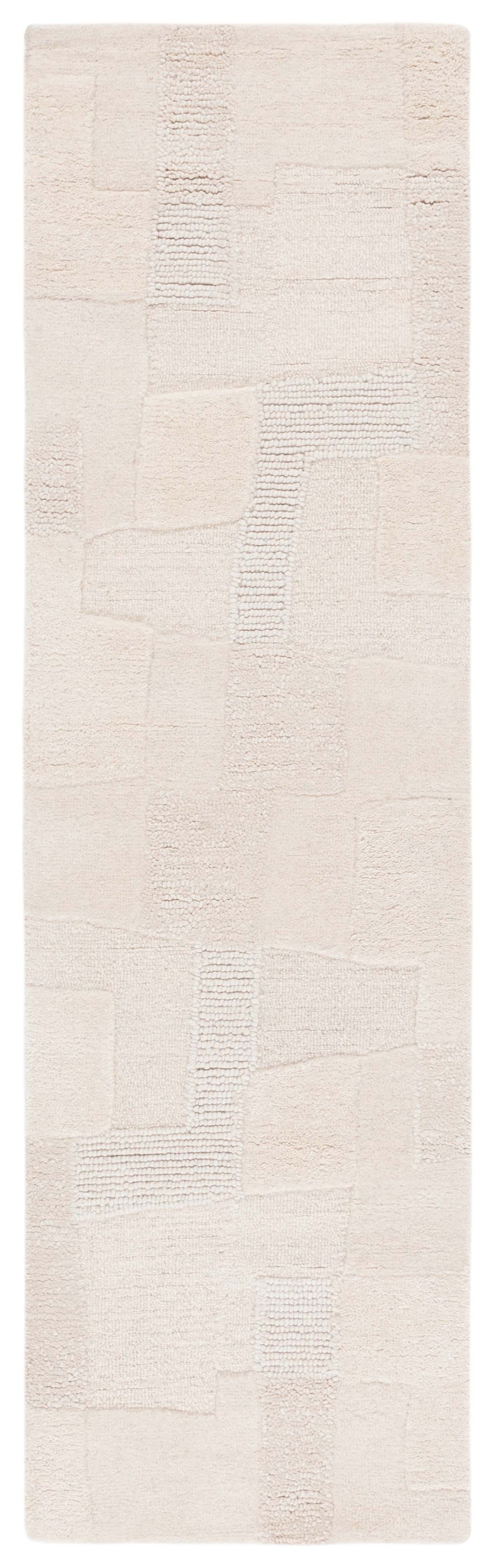 Safavieh Manhattan 576 Hand Tufted Contemporary Rug Ivory / Beige 2'-3" x 8'
