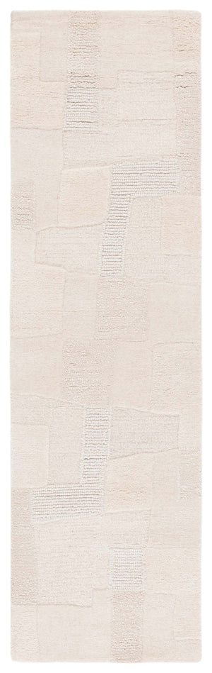 Safavieh Manhattan 576 Hand Tufted Contemporary Rug Ivory / Beige 2'-3" x 8'