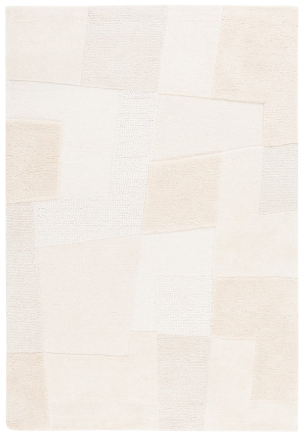 Safavieh Manhattan 576 Hand Tufted Contemporary Rug Ivory / Beige 5' x 8'