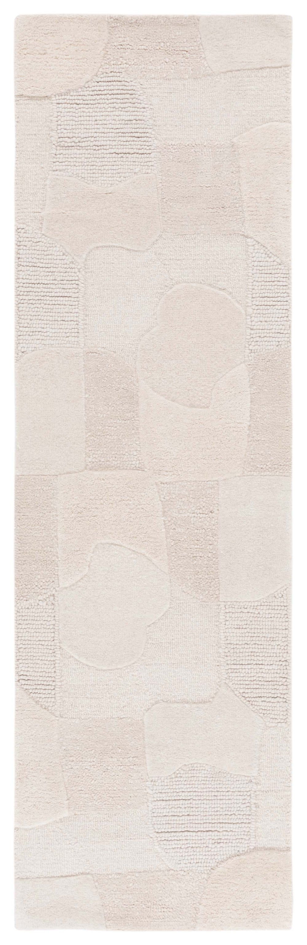 Safavieh Manhattan 577 Hand Tufted Contemporary Rug Ivory / Beige 2'-3" x 8'