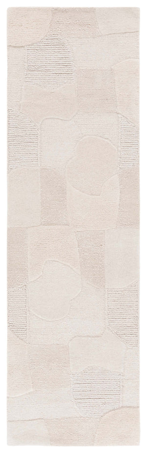 Safavieh Manhattan 577 Hand Tufted Contemporary Rug Ivory / Beige 2'-3" x 8'