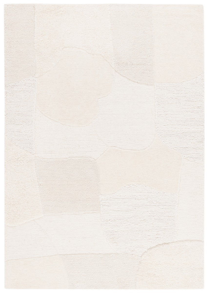Safavieh Manhattan 577 Hand Tufted Contemporary Rug Ivory / Beige 2'-3" x 8'