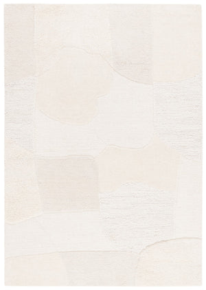 Safavieh Manhattan 577 Hand Tufted Contemporary Rug Ivory / Beige 5' x 8'