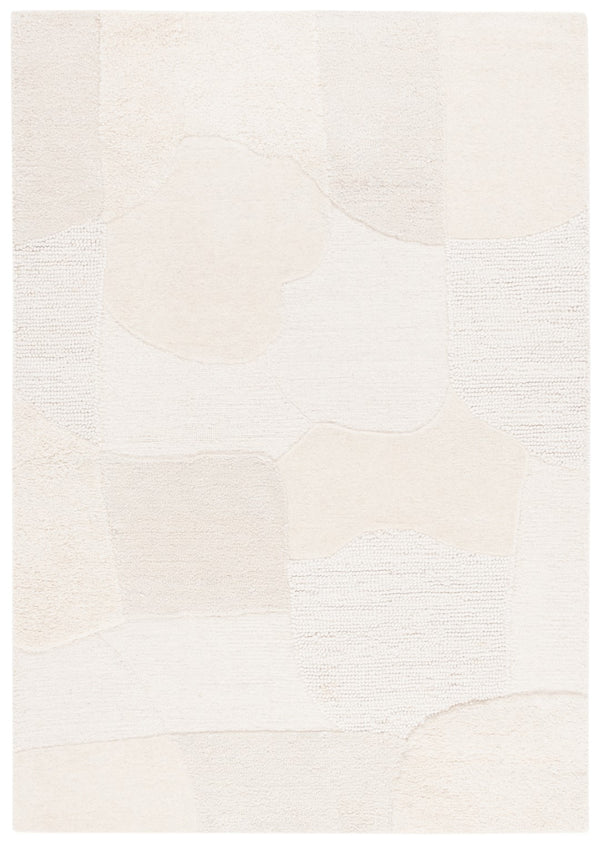 Safavieh Manhattan 577 Hand Tufted Contemporary Rug Ivory / Beige 5' x 8'