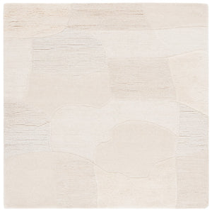 Safavieh Manhattan 577 Hand Tufted Contemporary Rug Ivory / Beige 6' x 6' Square