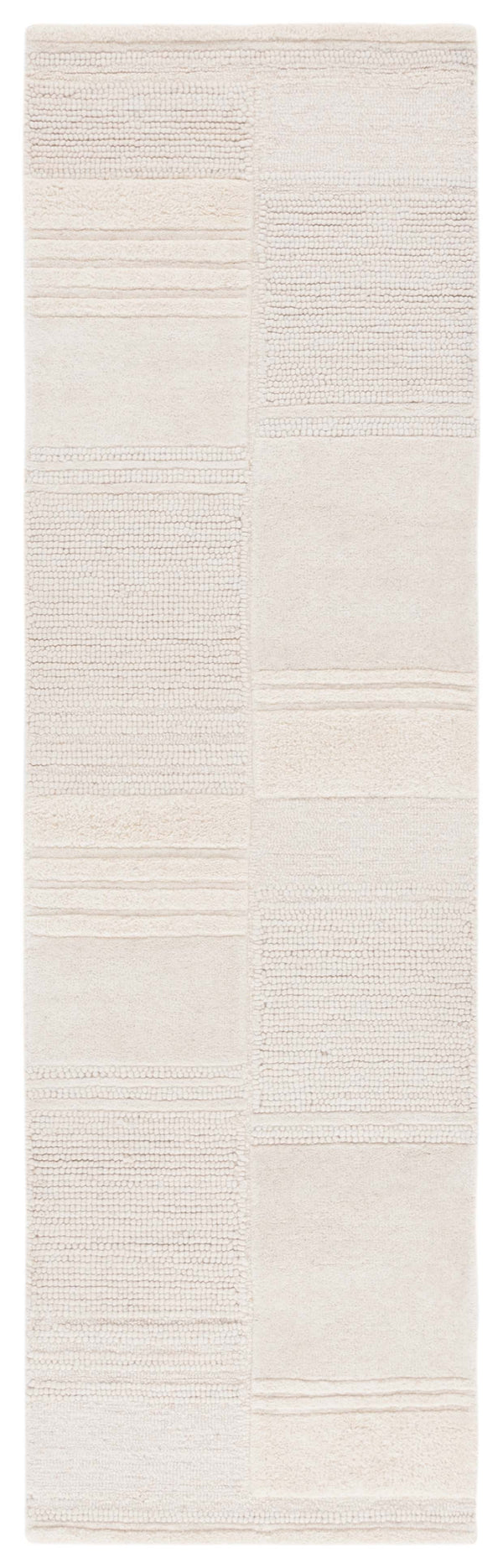 Safavieh Manhattan 578 Hand Tufted Contemporary Rug Ivory / Beige 2'-3" x 8'