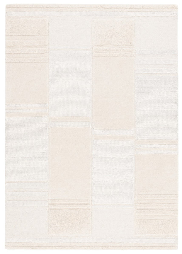 Safavieh Manhattan 578 Hand Tufted Contemporary Rug Ivory / Beige 8' x 10'