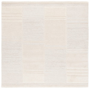 Safavieh Manhattan 578 Hand Tufted Contemporary Rug Ivory / Beige 6' x 6' Square