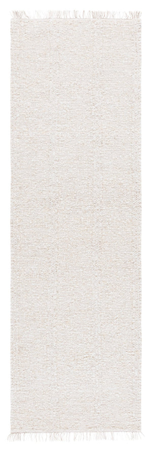 Safavieh Manhattan Hand-woven Runner Rug - Modern Elegance, Luxurious Wool Blend, Perfect For Any Space Ivory 85% Wool,15% Cotton Man676a-28