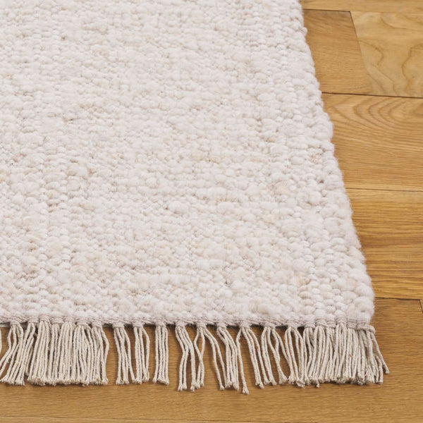 Safavieh Manhattan Luxe Hand-woven Area Rug In Light Hue - Chic Modern Design For Timeless Home Elegance Ivory 85% Wool,15% Cotton Man676a-9