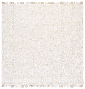 Safavieh Manhattan Hand-woven Runner Rug - Modern Elegance, Luxurious Wool Blend, Perfect For Any Space Ivory 85% Wool,15% Cotton Man676a-6sq