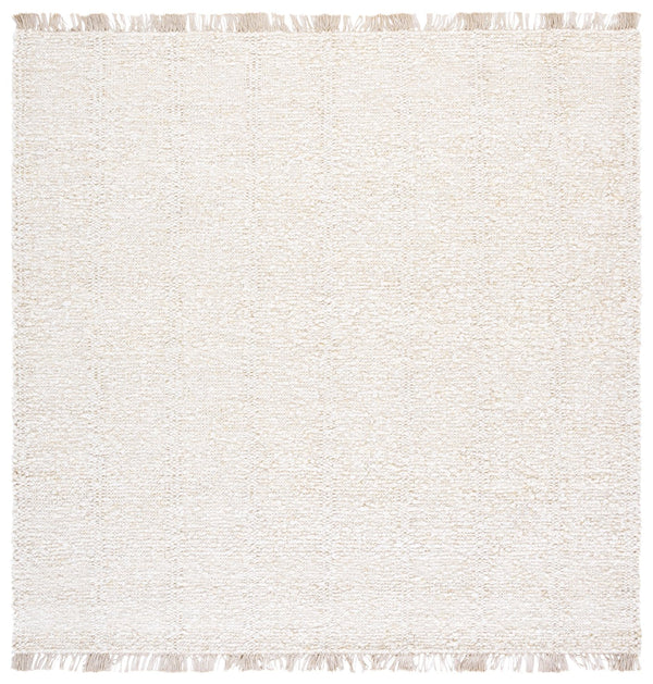 Safavieh Manhattan Hand-woven Runner Rug - Modern Elegance, Luxurious Wool Blend, Perfect For Any Space Ivory 85% Wool,15% Cotton Man676a-6sq