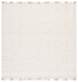 Safavieh Manhattan Luxe Hand-woven Area Rug In Light Hue - Chic Modern Design For Timeless Home Elegance Ivory 85% Wool,15% Cotton Man676a-9