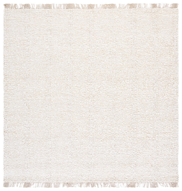 Safavieh Manhattan Luxe Hand-woven Area Rug In Light Hue - Chic Modern Design For Timeless Home Elegance Ivory 85% Wool,15% Cotton Man676a-9