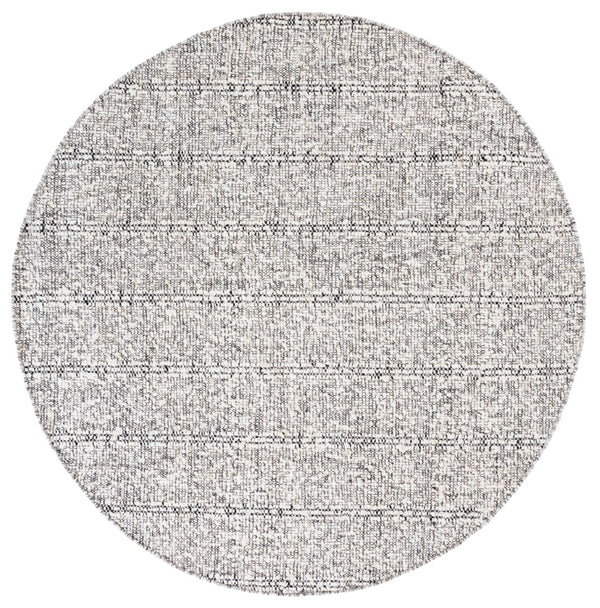 Safavieh Manhattan Luxe Hand-woven Area Rug In Light Hue - Chic Modern Design For Timeless Home Elegance Ivory ,Black 85% Wool,15% Cotton Man676z-6