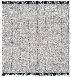 Safavieh Manhattan Luxe Hand-woven Area Rug In Light Hue - Chic Modern Design For Timeless Home Elegance Ivory ,Black 85% Wool,15% Cotton Man676z-6