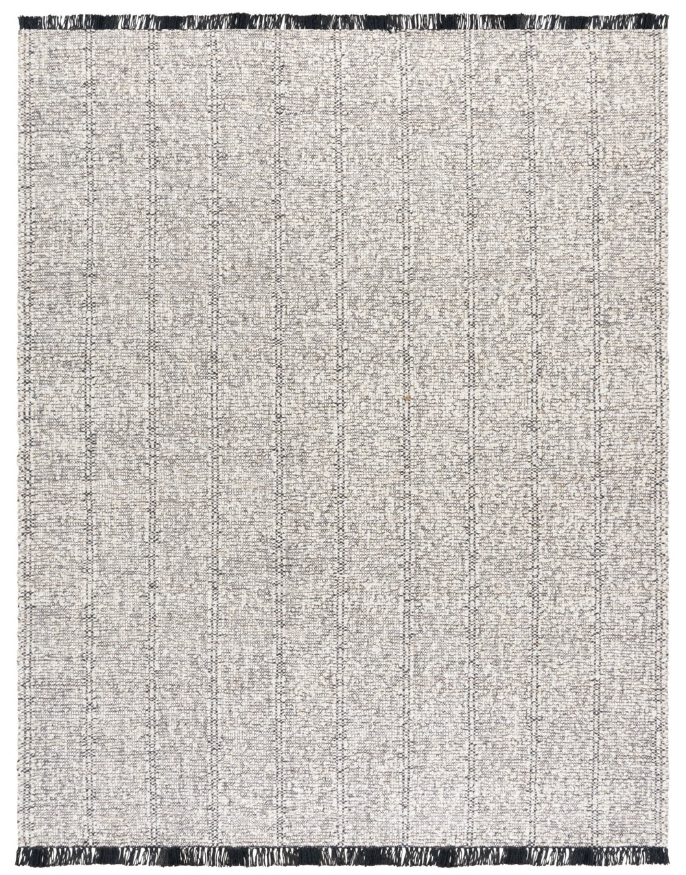 Safavieh Manhattan Luxe Hand-woven Area Rug In Light Hue - Chic Modern Design For Timeless Home Elegance Ivory ,Black 85% Wool,15% Cotton Man676z-6