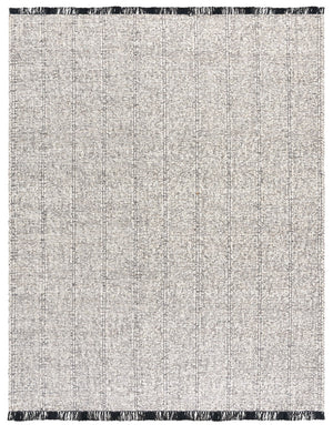 Safavieh Manhattan Luxe Hand-woven Area Rug In Light Hue - Chic Modern Design For Timeless Home Elegance Ivory ,Black 85% Wool,15% Cotton Man676z-6