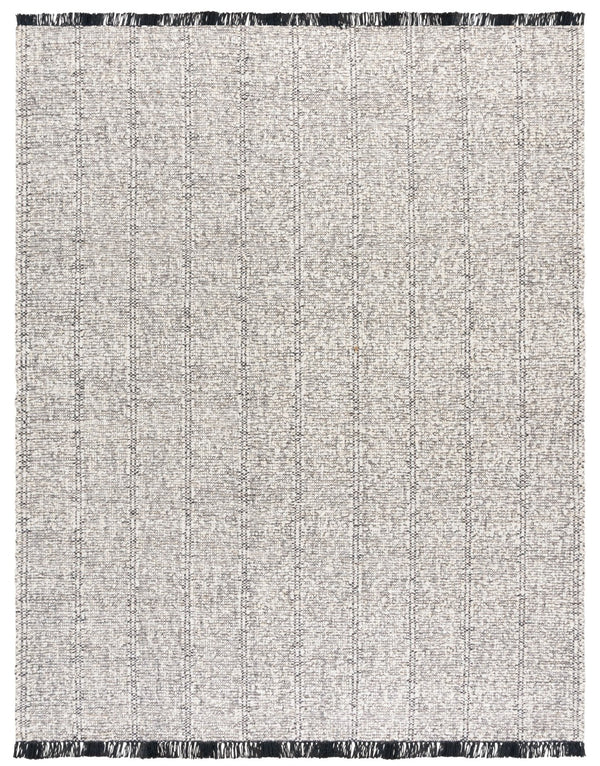 Safavieh Manhattan Luxe Hand-woven Area Rug In Light Hue - Chic Modern Design For Timeless Home Elegance Ivory ,Black 85% Wool,15% Cotton Man676z-6