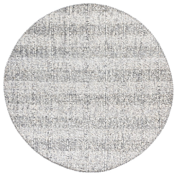 Safavieh Manhattan Handcrafted Wool-cotton Blend Area Rug - Modern Design For Stylish Home Interiors Ivory ,Black 85% Wool,15% Cotton Man677a-4