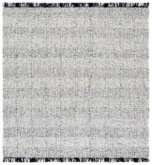 Safavieh Manhattan Handcrafted Wool-cotton Blend Area Rug - Modern Design For Stylish Home Interiors Ivory ,Black 85% Wool,15% Cotton Man677a-4