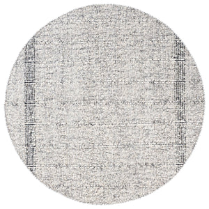 Safavieh Manhattan Modern Runner Rug - Luxurious Hand-woven Wool Blend With Stunning Design For Elegant Spaces Ivory ,Black 85% Wool,15% Cotton Man678a-6r