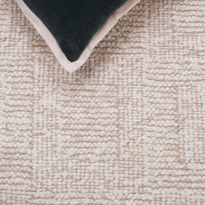 Safavieh Manhattan Handwoven Area Rug - Elegant Wool & Cotton Blend For Modern Chic Home Decor And Comfort Ivory ,Beige 85% Wool,15% Cotton Man680b-9