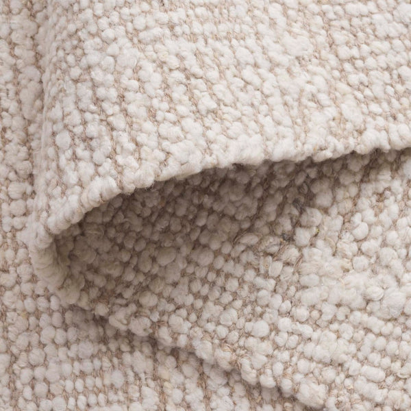 Safavieh Manhattan Handwoven Area Rug - Elegant Wool & Cotton Blend For Modern Chic Home Decor And Comfort Ivory ,Beige 85% Wool,15% Cotton Man680b-9