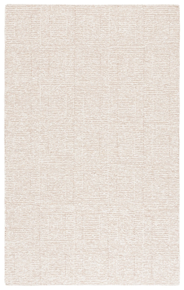 Safavieh Manhattan Handwoven Area Rug - Elegant Wool & Cotton Blend For Modern Chic Home Decor And Comfort Ivory ,Beige 85% Wool,15% Cotton Man680b-9