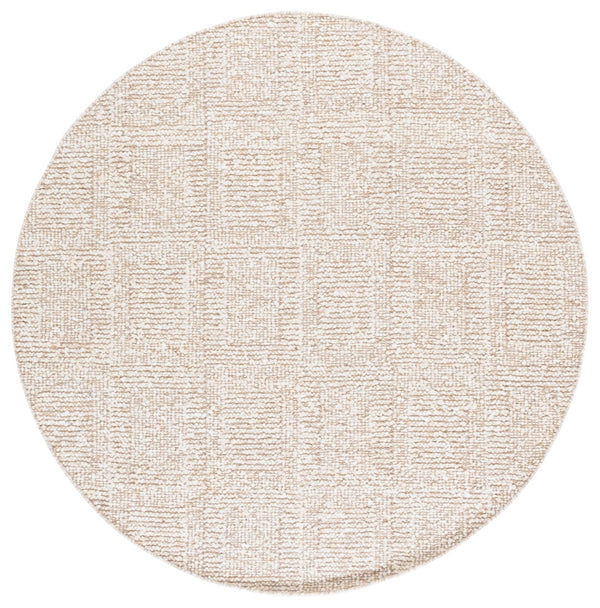 Safavieh Manhattan Handwoven Area Rug - Elegant Wool & Cotton Blend For Modern Chic Home Decor And Comfort Ivory ,Beige 85% Wool,15% Cotton Man680b-9
