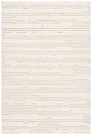 Safavieh Manhattan Handwoven Area Rug - Luxurious New Zealand Wool, Plush Texture & Sophisticated Design Ivory New Zealand Wool Man750a-9