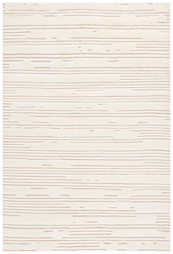Safavieh Manhattan Handwoven Area Rug - Luxurious New Zealand Wool, Plush Texture & Sophisticated Design Ivory New Zealand Wool Man750a-9