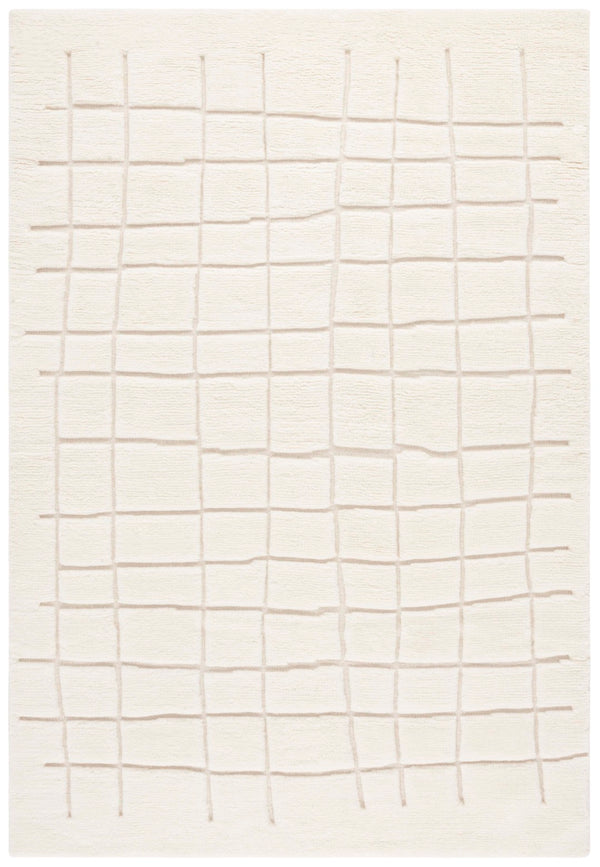 Safavieh Manhattan Handwoven New Zealand Wool Area Rug - Luxurious Comfort And Contemporary Style For Any Space Ivory New Zealand Wool Man751a-9