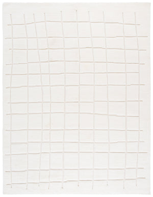 Safavieh Manhattan Handwoven Area Rug - Luxurious New Zealand Wool, Timeless Design & Plush Comfort For Your Home Ivory New Zealand Wool Man751a-8