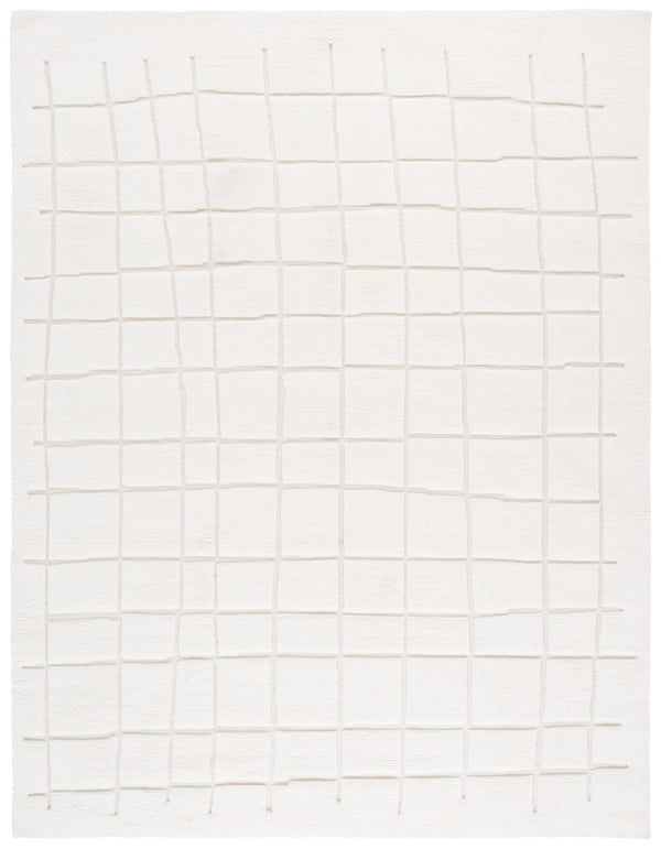 Safavieh Manhattan Handwoven New Zealand Wool Area Rug - Luxurious Comfort And Contemporary Style For Any Space Ivory New Zealand Wool Man751a-9