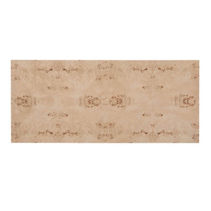 Lh Imports Mappa Regular Dining Table - Exquisite Light Burl With Unique Patterns For Elegant Home Décor Beige Rubber,Poplar Solid Mappa Burl Veneer,Mdf Mapp009