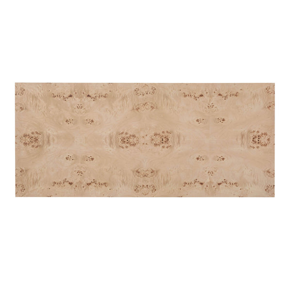 Lh Imports Mappa Large Dining Table - Unique Light Burl Craftsmanship For Elegant Dining Room Decor Beige Solid Rubberwood,Mappa Burl Veneer,Mdf Mapp011