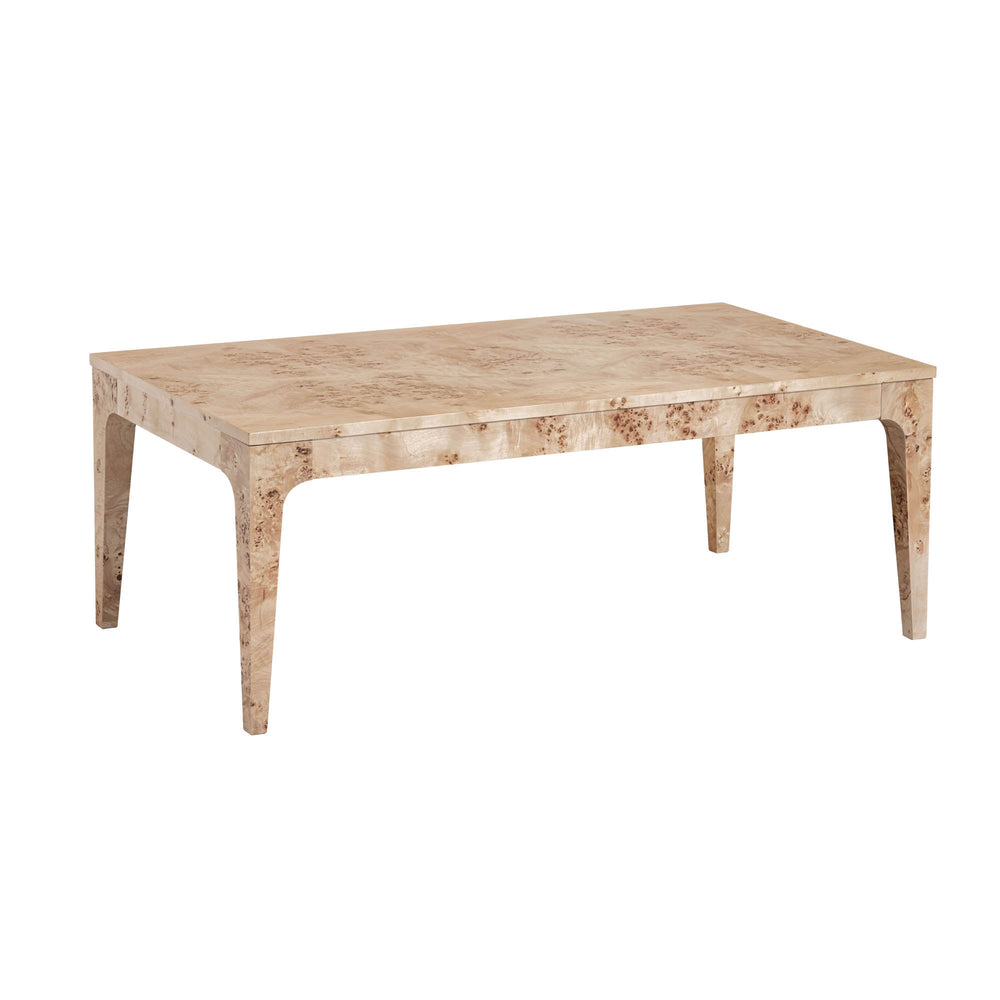 Lh Imports Mappa Coffee Table - Exquisite Light Burl Design With Unique Patterns For Stylish Living Spaces Beige Mappa Burl Veneer,Mdf Mapp032